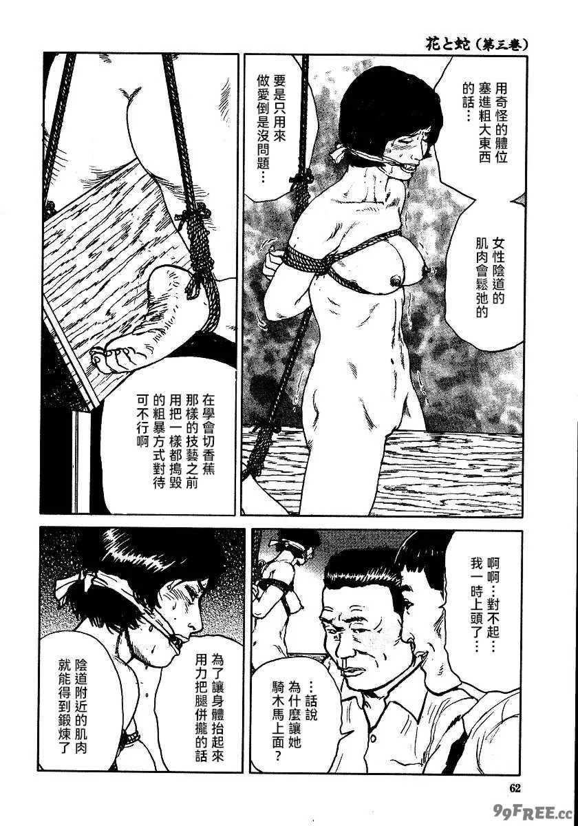 [長田要x団鬼六]花と蛇 第三集